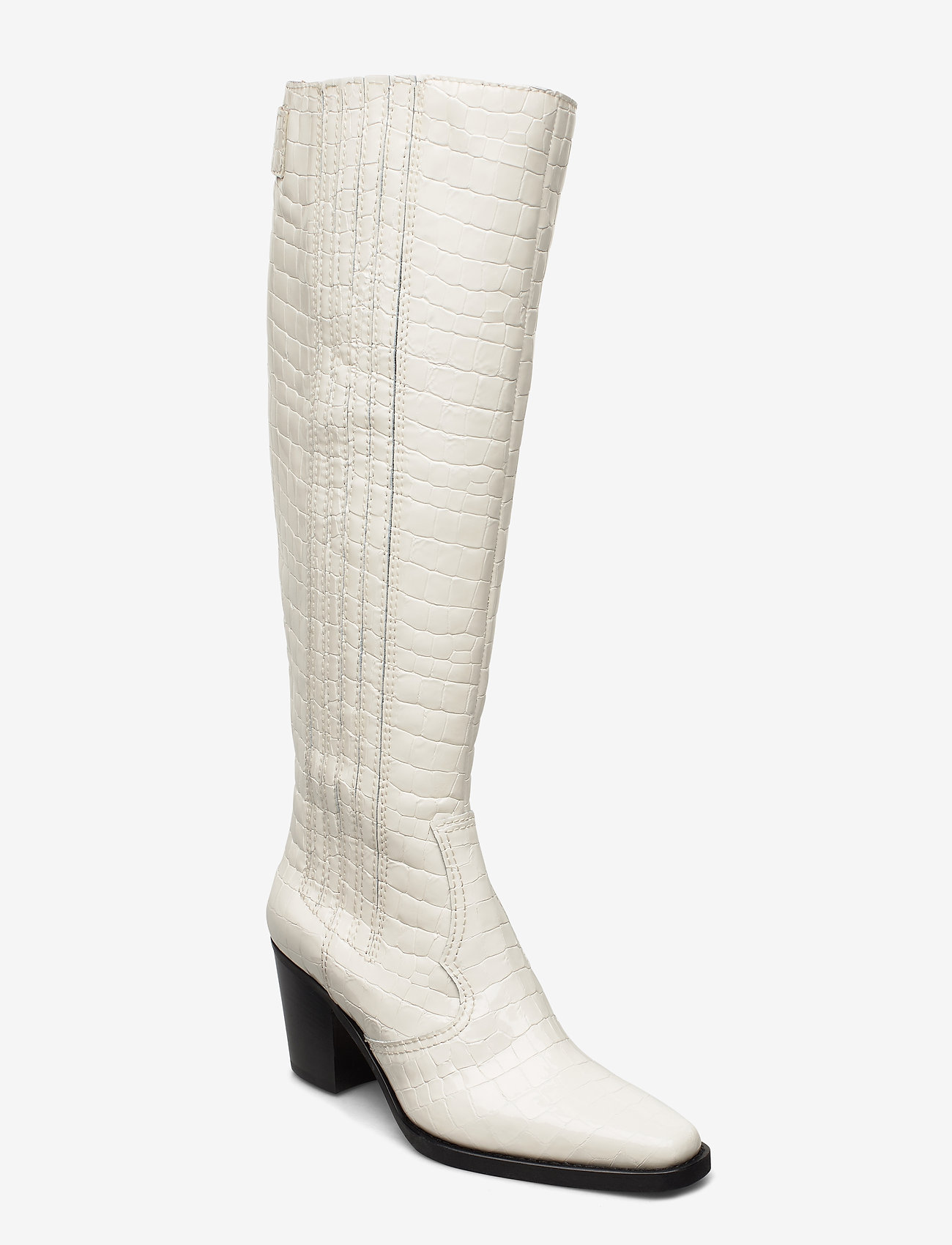 ganni western knee high boots