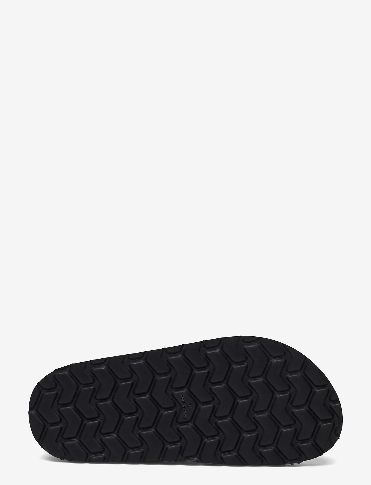 ganni belly croc chunky loafer in black