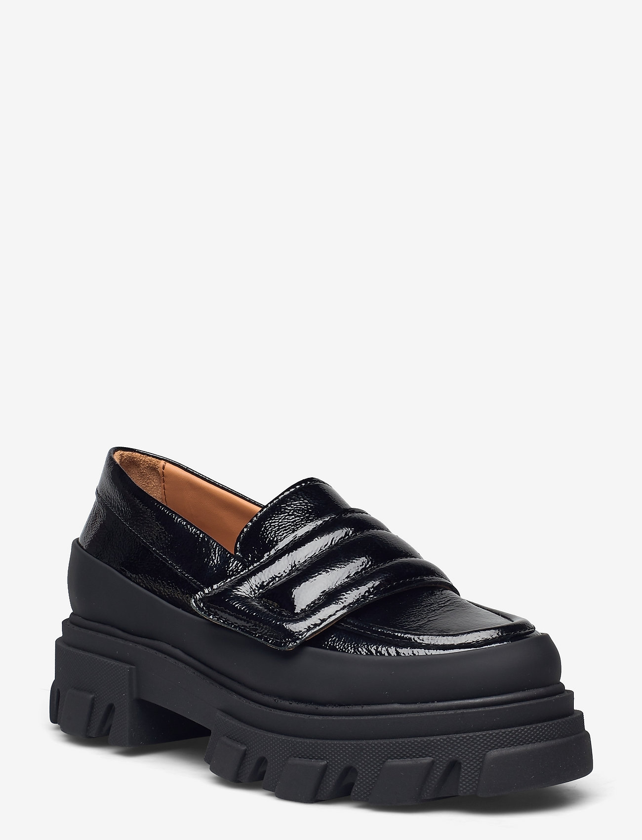 Ganni - Naplack - loafers - black - 0