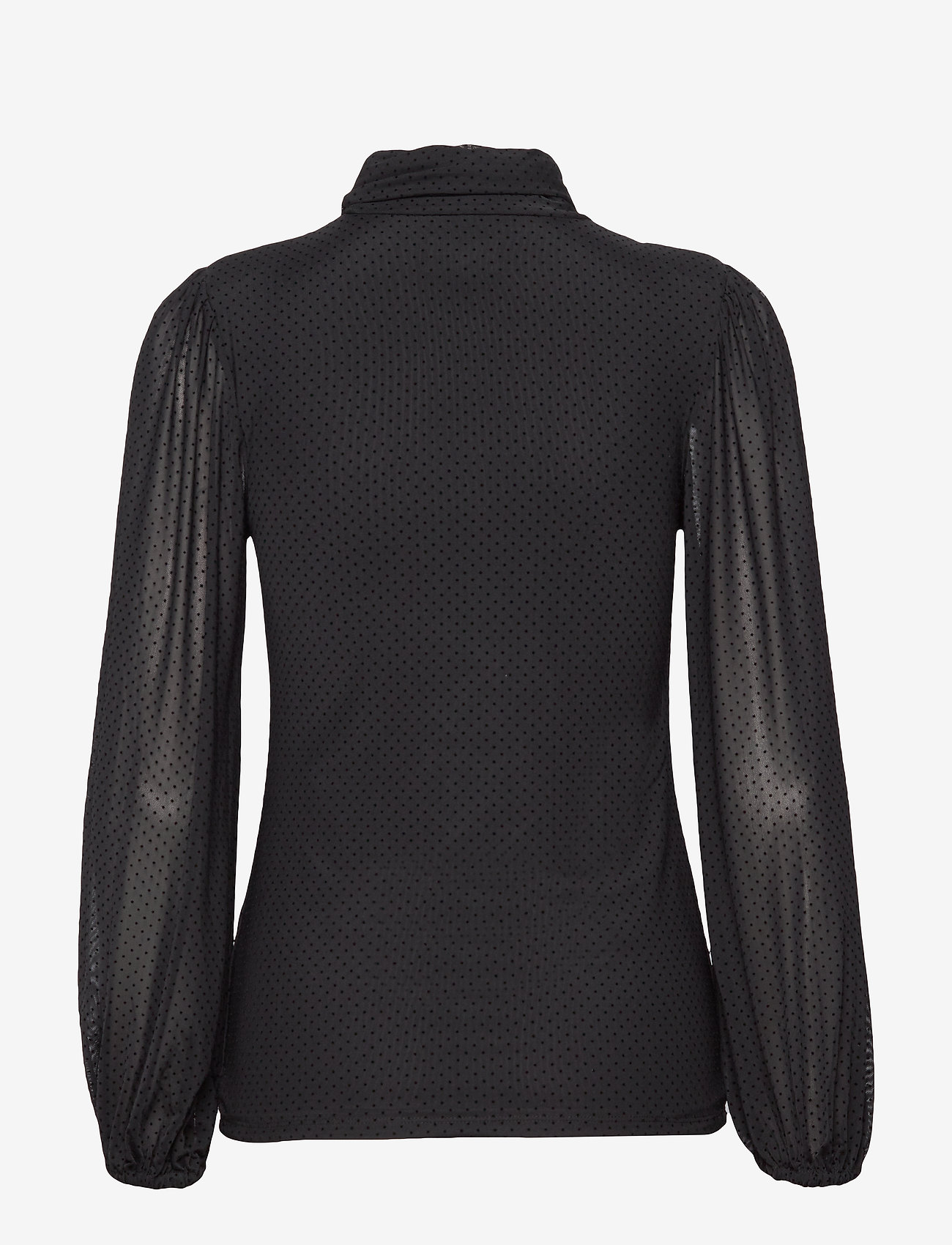 ganni dotted mesh