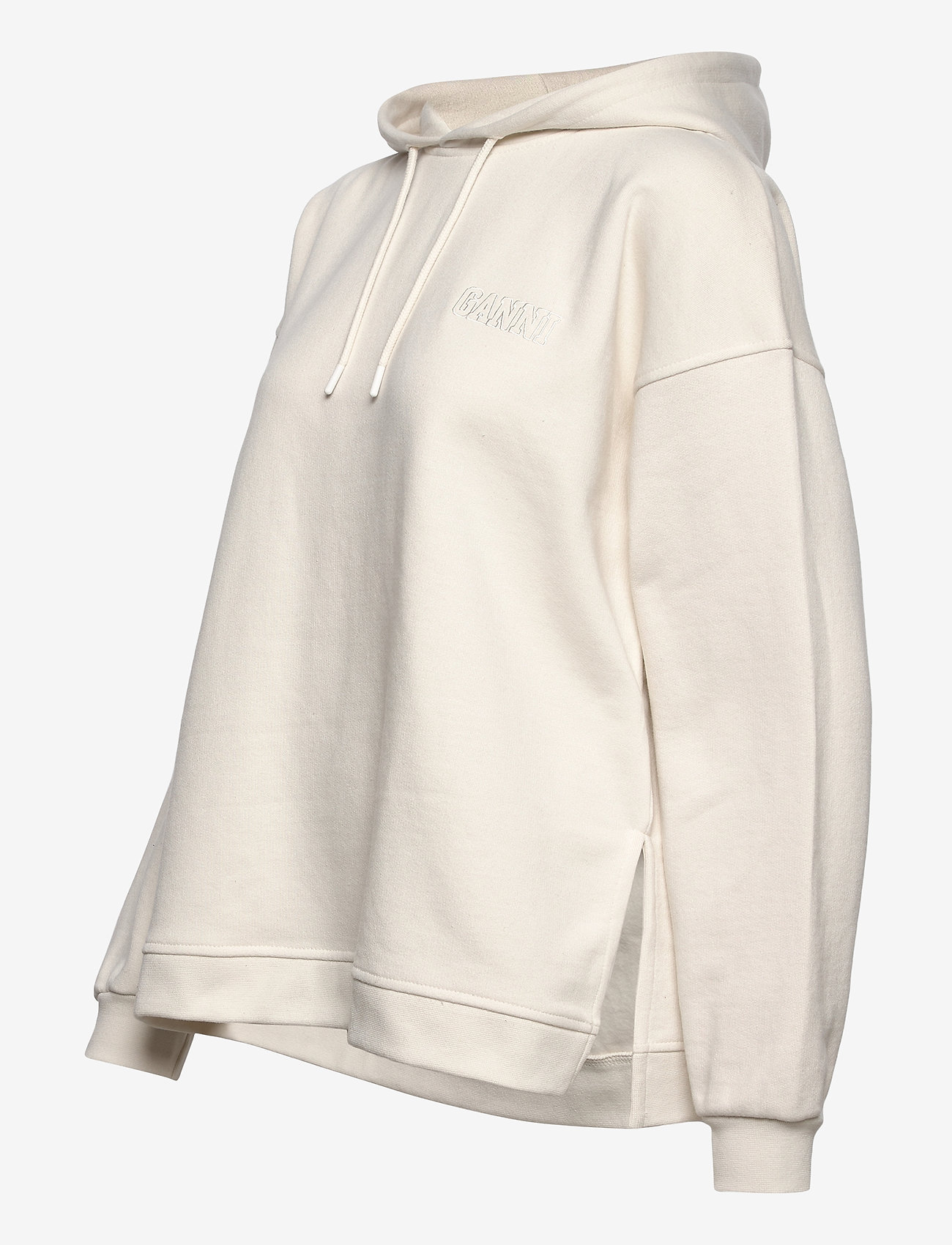 Ganni - Oversized Hoodie - sweatshirts & hoodies - egret - 2