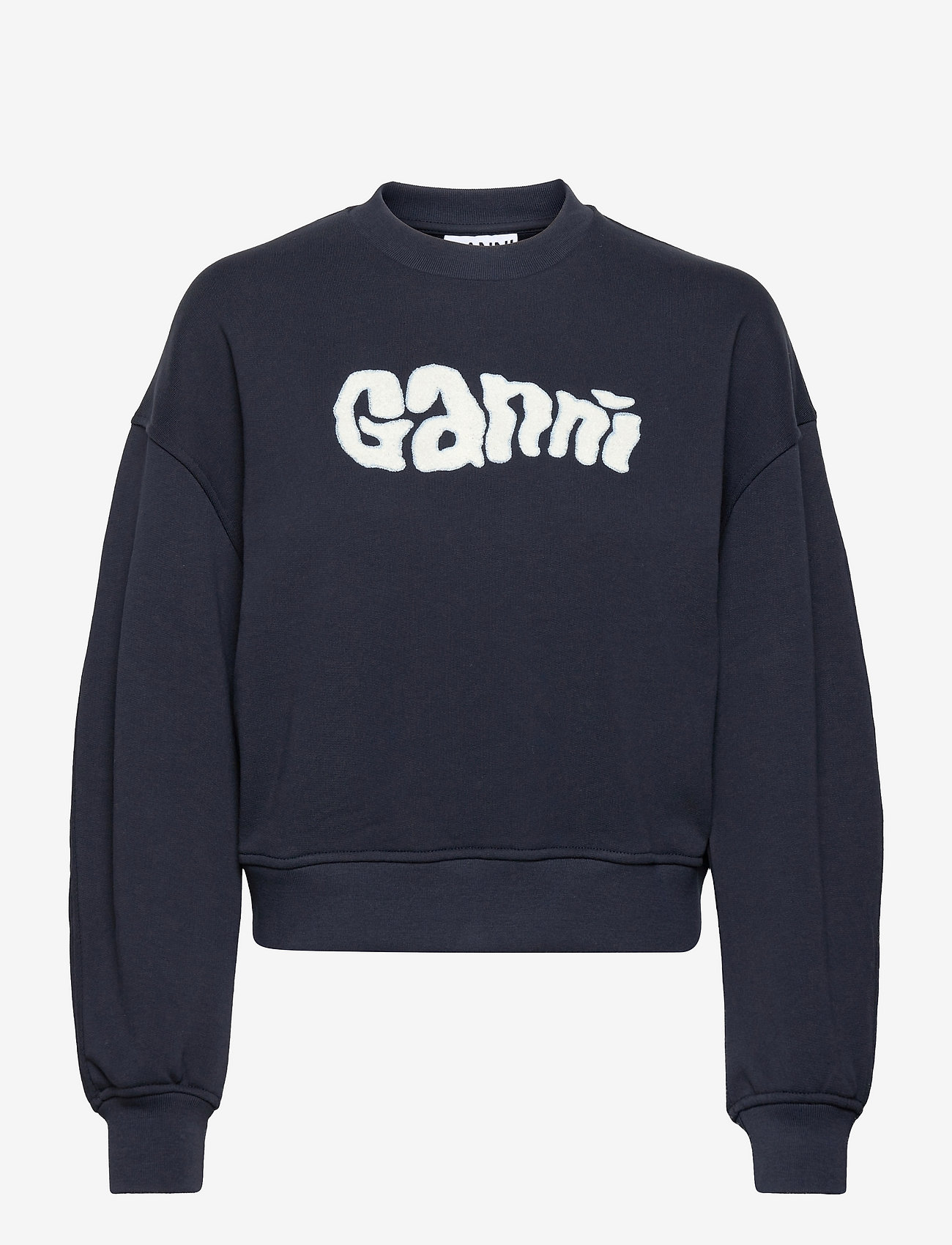Ganni - Isoli - sweatshirts & hættetrøjer - sky captain - 0
