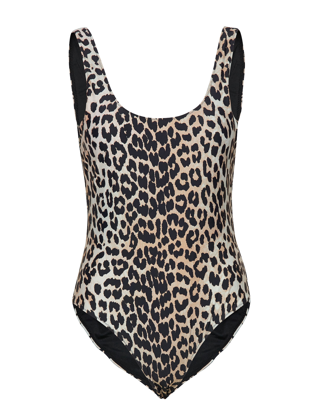 Ganni Recycled Printed Swimwear (Leopard), 599.40 kr | Stort udvalg af ...