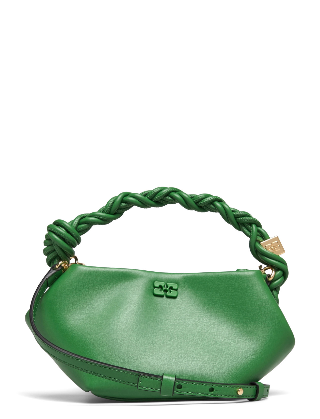 Ganni Bou Bag Mini Bags Top Handle Bags Green Ganni