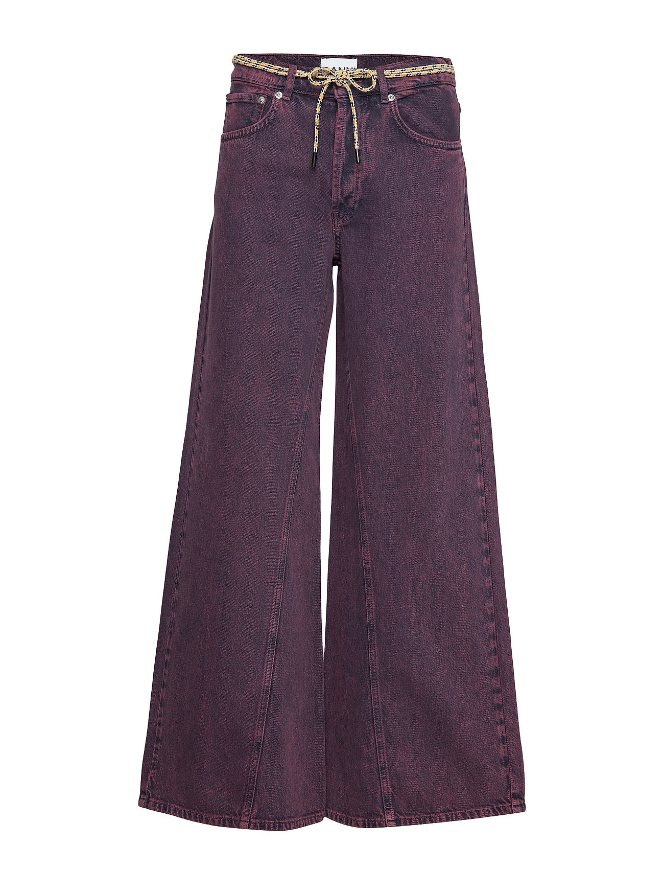ganni purple jeans