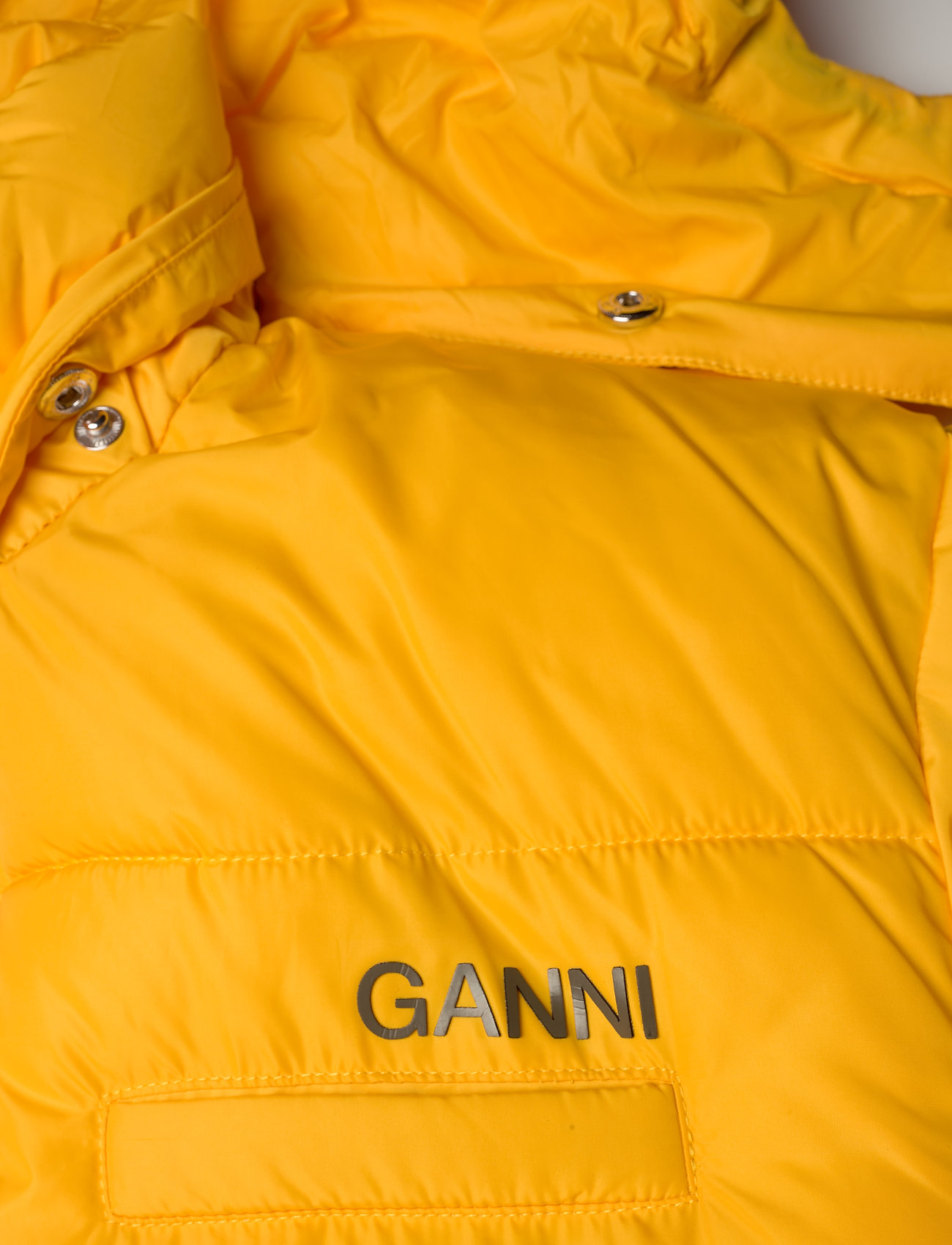 Ganni - Tech Puffer - winter jacket - spectra yellow - 5