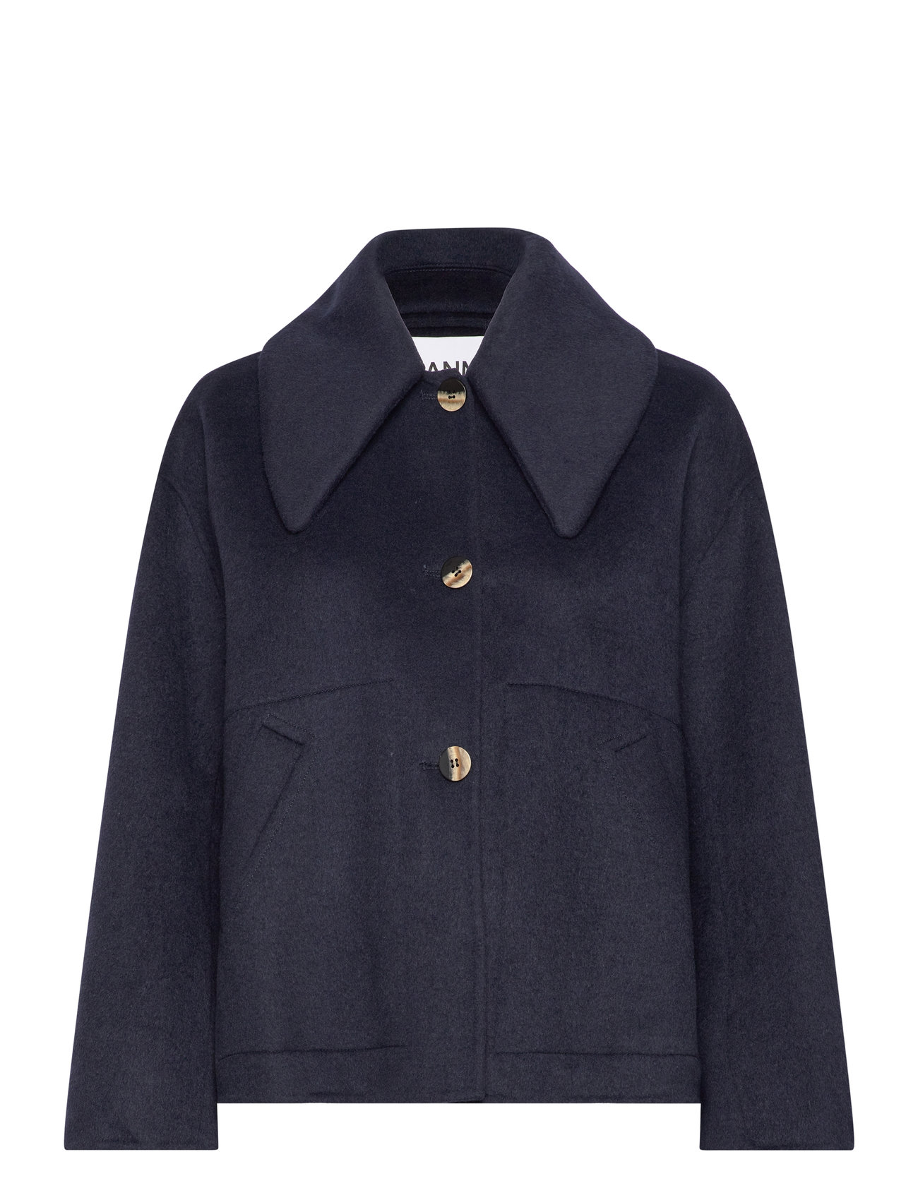 Ganni tech cheap wool jacket