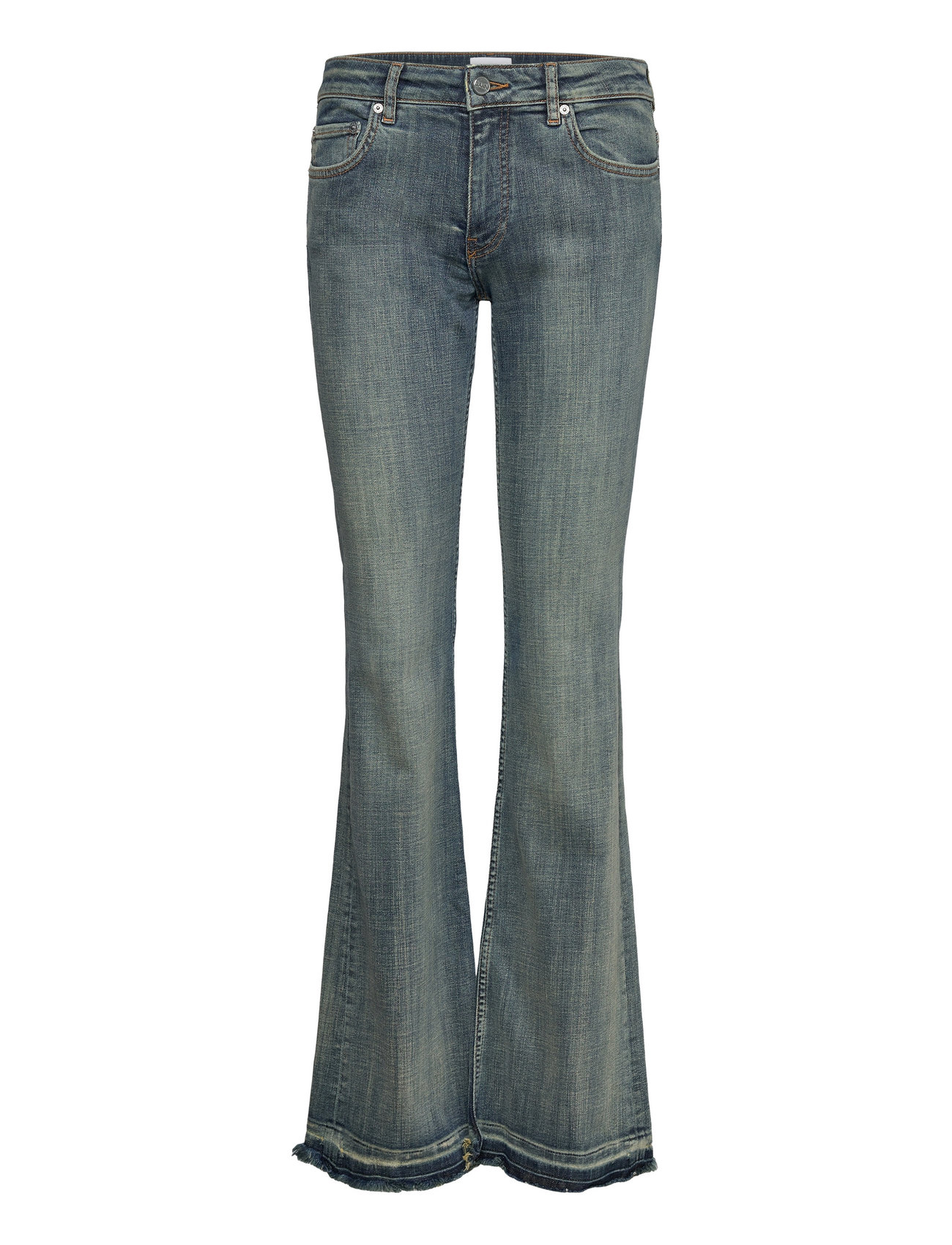 Ganni Tint Edge Denim Flared Jeans Boozt