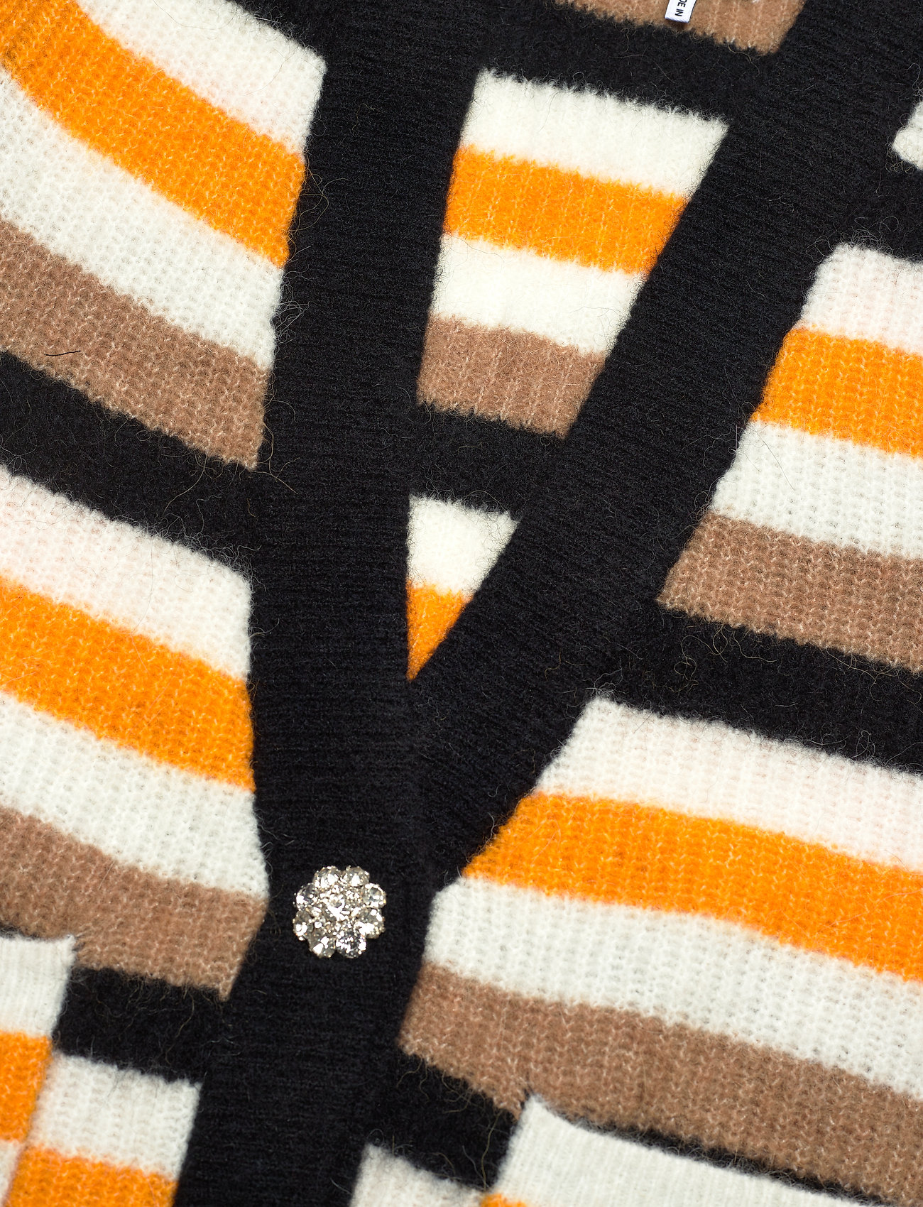 Ganni - Soft Wool Knit - cardigans - tiger's eye - 2