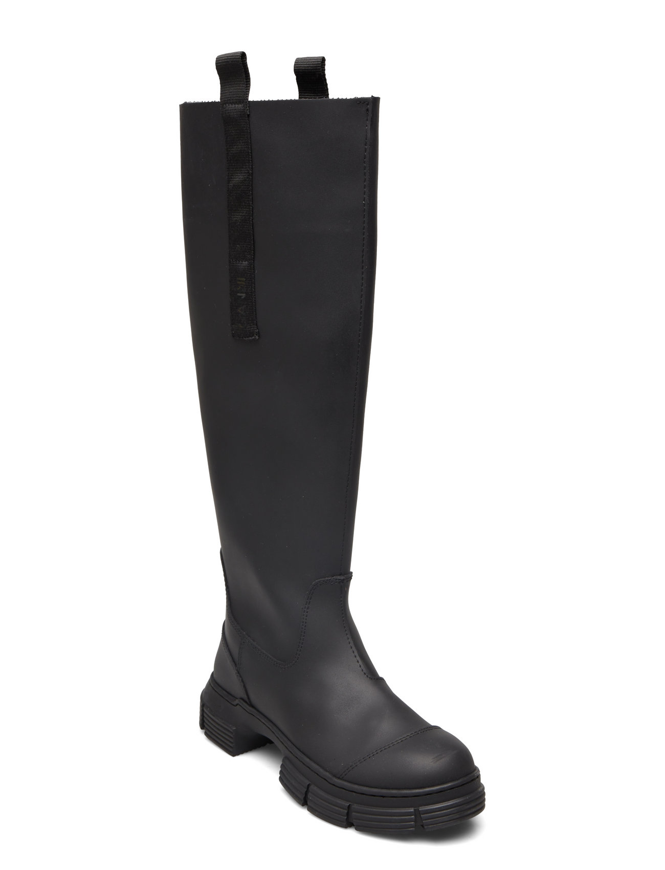 Ganni Recycled Rubber Country Boot - Long boots - Boozt.com