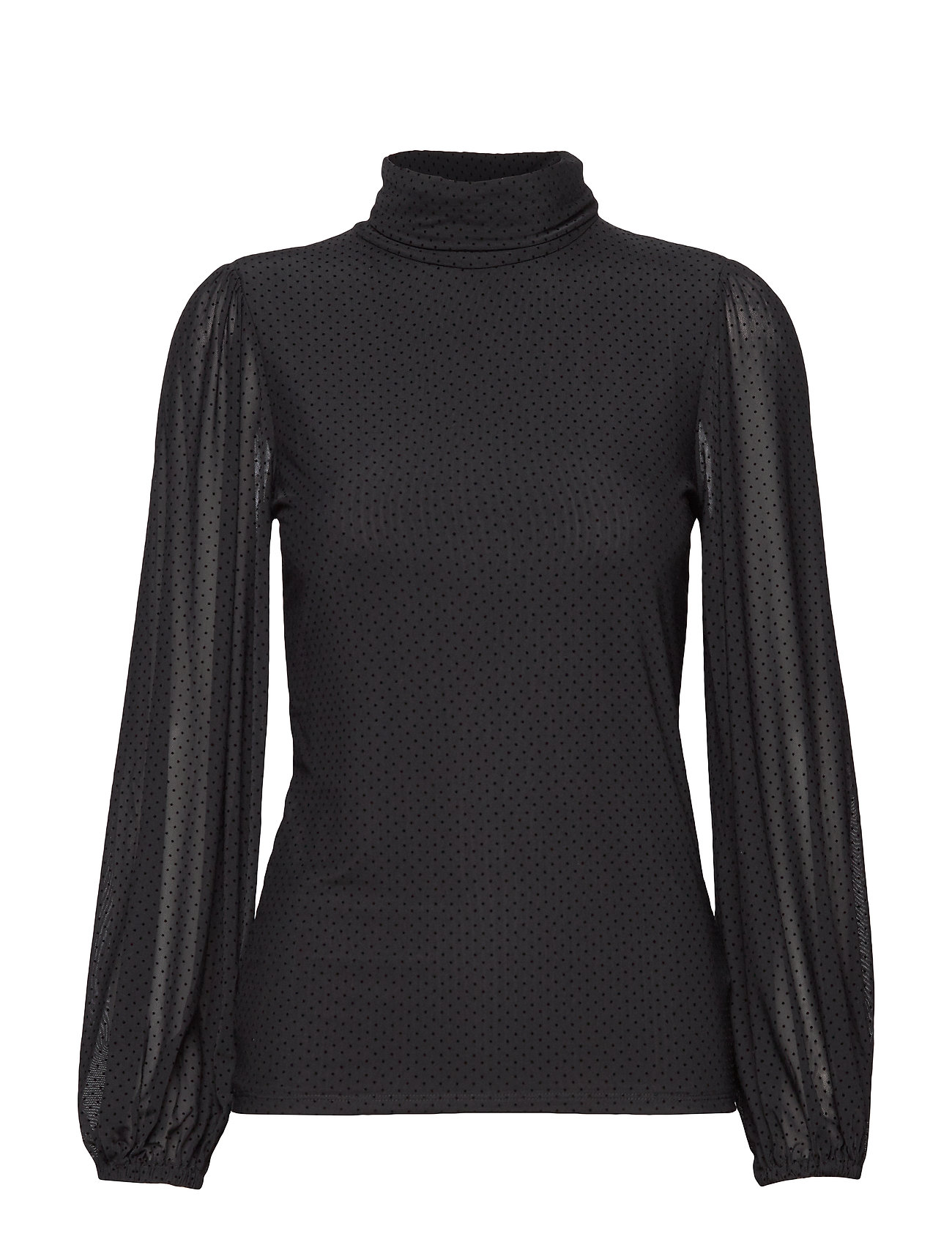 ganni dotted mesh