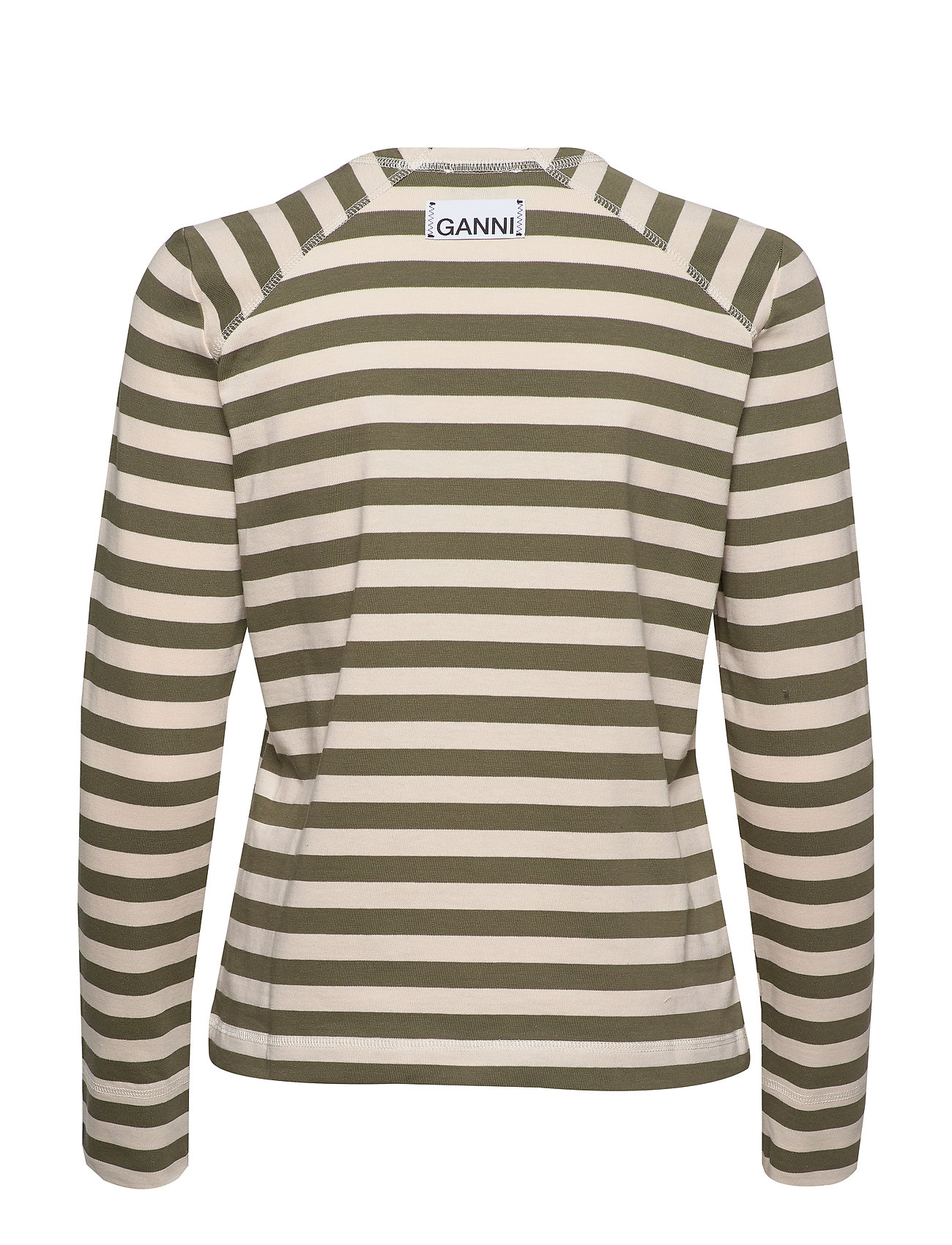 Striped Cotton Jersey (Kalamata) (899 kr) - Ganni - | Boozt.com