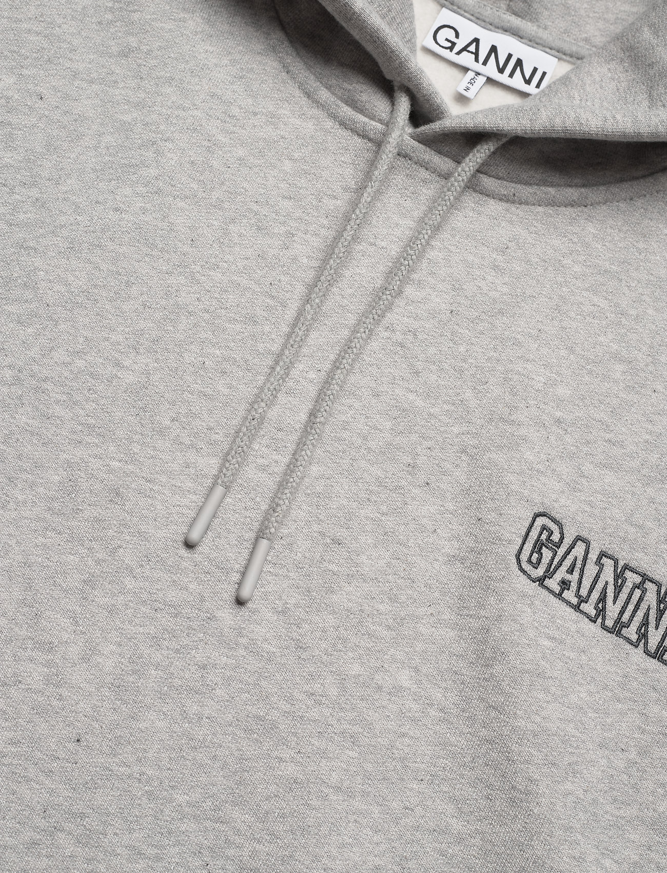 Ganni - Oversized Hoodie - sweatshirts & hættetrøjer - paloma melange - 4