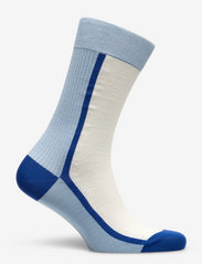 Ganni - Cotton Blend Color Blocking Socks - vanliga strumpor - heather - 1