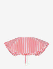 Ganni - Stripe Cotton Frill Collar - accessories - thin stripe orangedotcom - 1