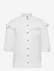 Frill Shirt - BRIGHT WHITE