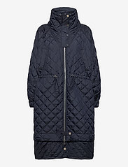 Ganni - Recycled Ripstop Quilt - padded coats - sky captain - 0