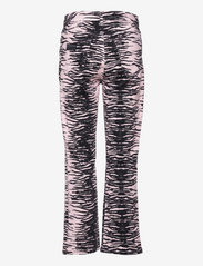 Ganni - Print Denim Betzy Cropped - bukser med lige ben - tiger stripe light lilac - 1