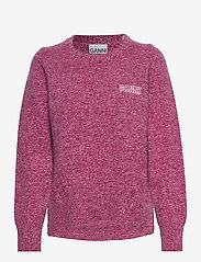 Software Wool Mix Knit - CARMINE ROSE