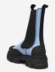 Ganni - Calf Leather - chelsea støvler - placid blue - 2