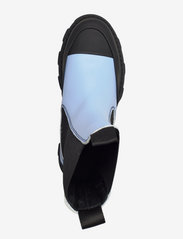 Ganni - Calf Leather - chelsea støvler - placid blue - 3