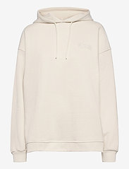 Ganni - Oversized Hoodie - sweatshirts & hoodies - egret - 0