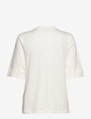 Ganni - Light Cotton Jersey - t-shirts - egret - 1