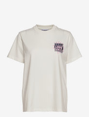 Basic Jersey Loveclub O-neck Relaxed T-shirt - EGRET