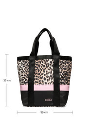 Ganni - Recycled Tech Large Tote - tote bags - leopard - 5