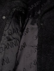 Ganni - Boucle Wool - wool coats - phantom - 4