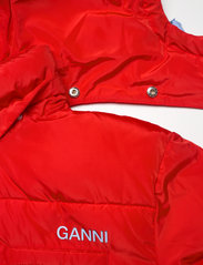 Ganni - Tech Puffer - padded coats - high risk red - 5