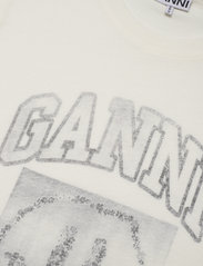 Ganni - Light Cotton Jersey - t-shirts - egret - 2