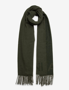 Wool Mix - winter scarves - forest night