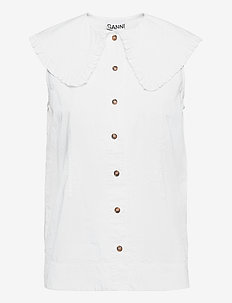Sleeveless Shirt - Ærmeløse bluser - bright white
