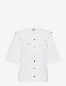 Cotton Poplin - chemises en jeans - bright white