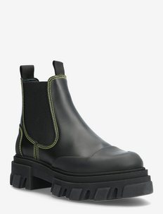 Calf Leather - chelsea boots - black