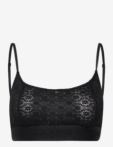 Lace Intimates Top - bras with padding - black