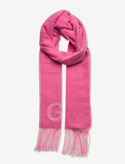 Wool Mix Fringed Scarf - accessories - cyclamen