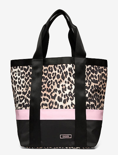 Recycled Tech Large Tote - totes - leopard