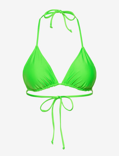 Recycled Solid Core - triangelformad bikinis - lime popsicle