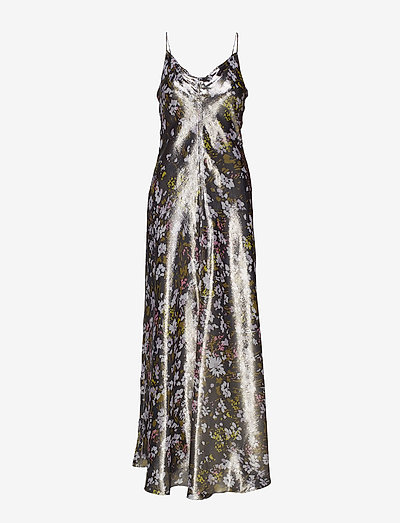 ganni lurex silk