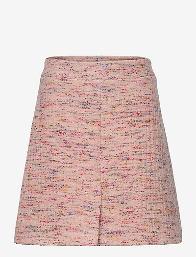 Multi Wool Skirt - midi garuma svārki - light lilac