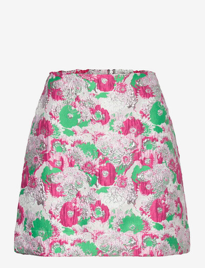 3D Jacquard Mini Skirt - korta kjolar - sugar plum