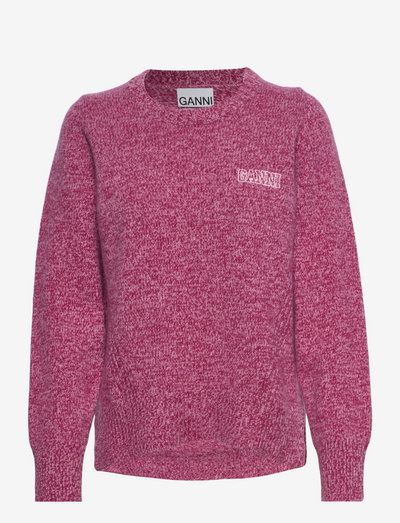 Software Wool Mix Knit - swetry - carmine rose