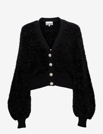 Sparkle Knit - swetry rozpinane - black