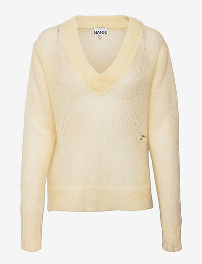 Deep V-neck pullover - sweaters - rutabaga