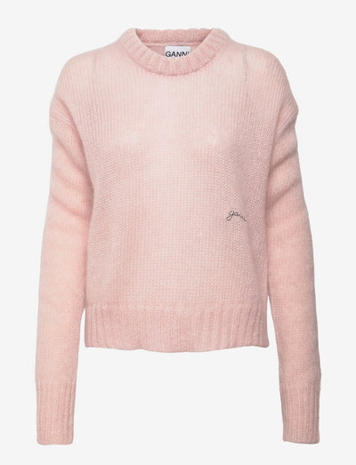O-neck Pullover - sweaters - light lilac