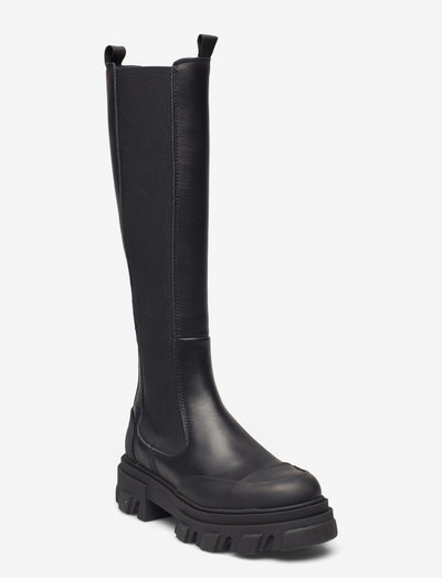High Chelsea Boot - høye boots - black