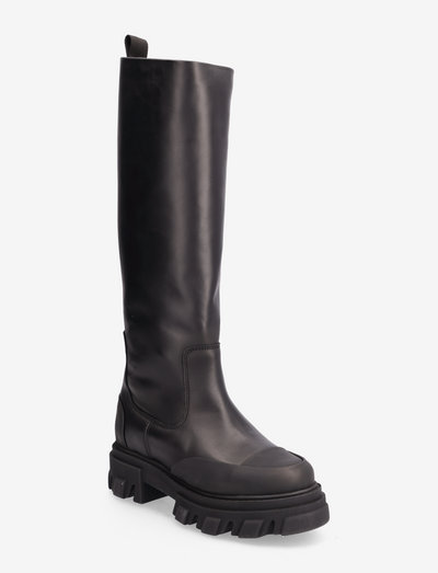 Cleated High Tubular Boot - lange laarzen - black