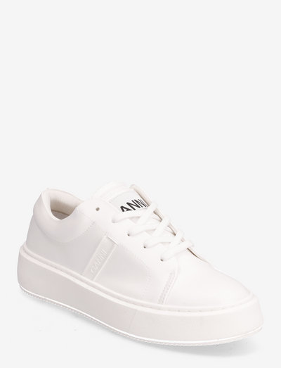 Sporty Mix Cupsole Sneaker - lave sneakers - egret